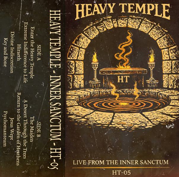 HEAVY TEMPLE drop new digital album “Live from the Inner Sanctum